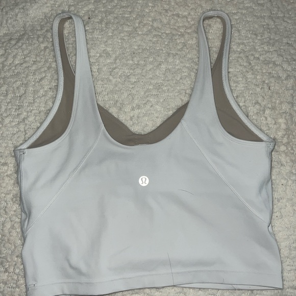 White Lululemon align tank in great condition size 6 - Picture 4 of 4